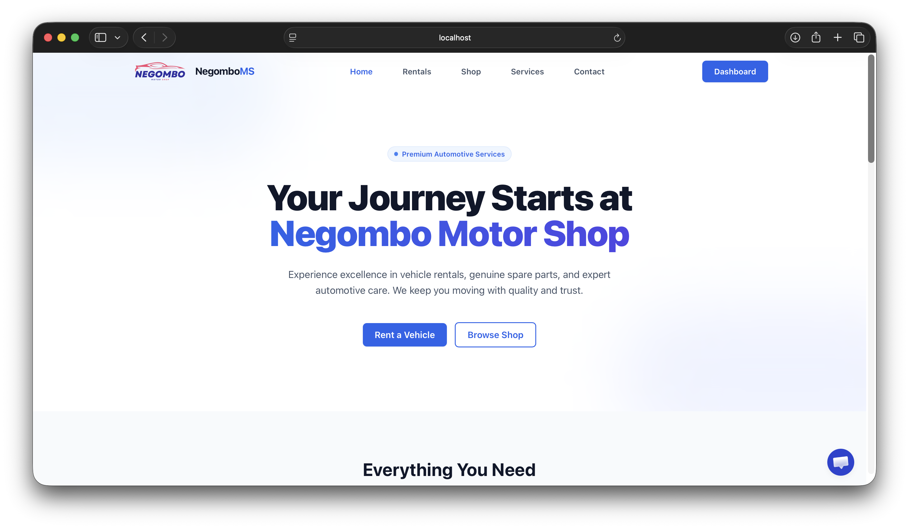 Vehicle App View 1