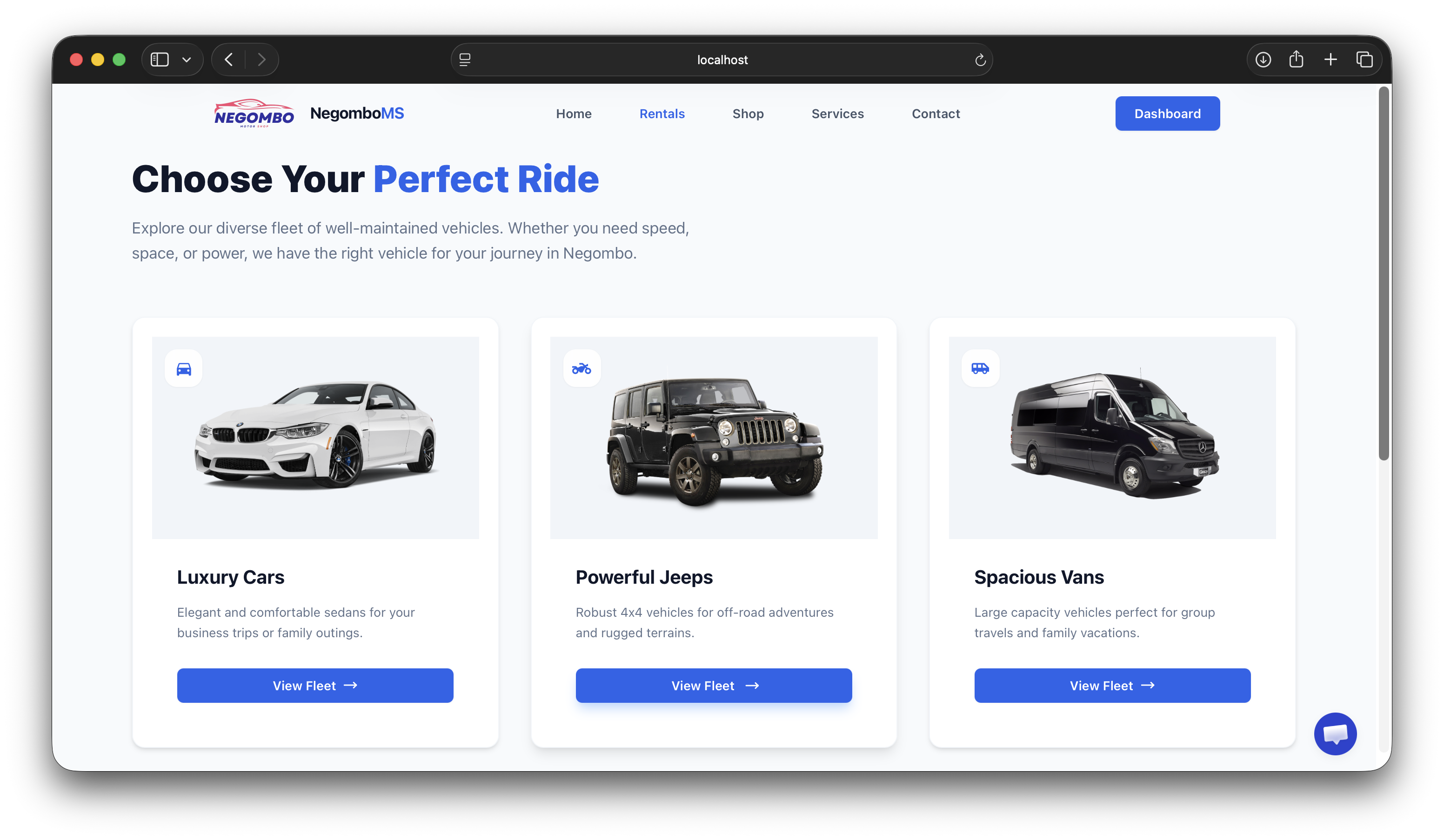 Vehicle App View 2